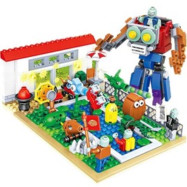 JHESAO Plants and Zombies Toys Zombies Assembly Action Figures PVZ Assemblable Toys Set 1 2 Series Great Gifts for Kids and Fans,Birthday and Christmas Party New