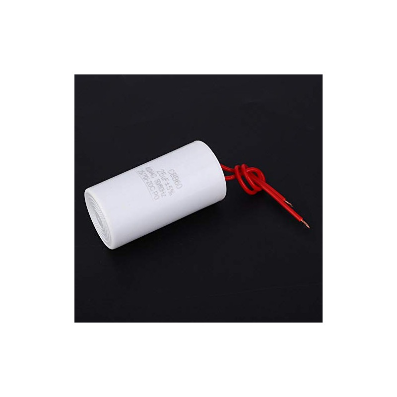 RIZGHWOY Capacitor de Arranque, 25UF 450VAC, para Aparatos Eléctricos Pequeños,