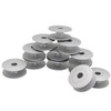 Fbshicung 10pcs Aluminum Bobbins "M" Class 25.5x10.5mm Larger Metal BOBBINS