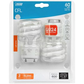 Feit BPESL13T/GU24/2 13-watt Twist Soft White GU24 Base, 2-Pack