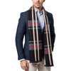 Shubb Men's Scarf, Soft and Warm Cashmere Feel Scarf for