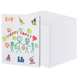 SATINIOR 20 Pack Hardcover Blank Book for Kids to Write Stories 6 x 8 Inch Back to School Gifts for Students Make Your Own Book Craft Unlined Notebook Sketchbook for Classroom DIY Drawing and Writing