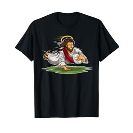 Rugby, Gesù, Punti, Divertente, Rugby, Illustrazione Maglietta