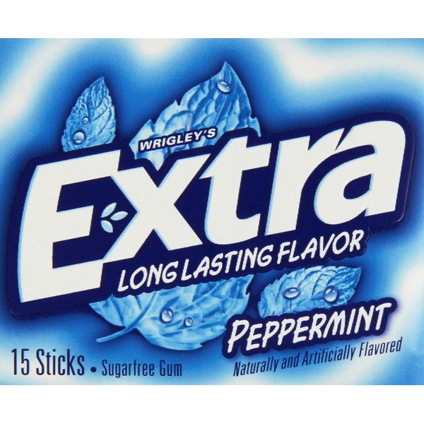 Extra Peppermint 15 Piece, 10-Count