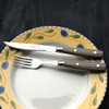 Filet Collection French Bistro Cutlery Set, NERON Taupe, Taupe, Taupe,