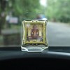 Shoppersduniya Gold Plated Jain Namokar Mantra Car Dashboard Showpiece Décor