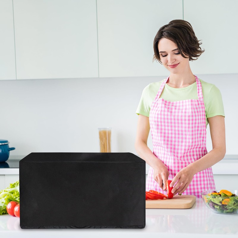 Klmnop Microwave Oven Cover, Heat-Resistant and Waterproof Toaster Oven Dust