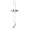 Gah-Alberts 215446 Post Anchor with Peg Hot-Dip Galvanised for Embedding