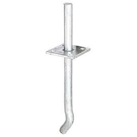 Gah-Alberts 215446 Post Anchor with Peg Hot-Dip Galvanised for Embedding in Concrete