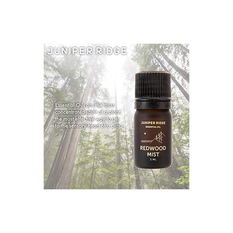 Juniper Ridge Redwood Mist Essential Oil - Refreshing Fragrance with
