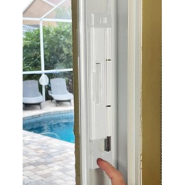 TOUGHBOLT Sliding Door Lock – Double Deadbolt Security – Child Safety – 3-Receiver Latches for Home, Airbnb, Rentals - Installation Required