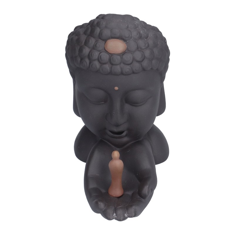 Backflow Incense Burner Ornament Innovative Buddha Incense Holder Artware Meditation