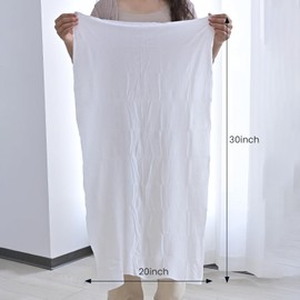 TIEJIANDAN Super Large Shower Wipes for Bathing No Rinse 30 * 20 INCHES,for Travel Gym Camping Extra Thick Large Body Wipes 3PC,Individual Packaging All Natural Wipes for Workout Yoga training W009