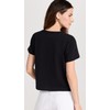 Leset Women's Classic Margo Tee, Black, XL