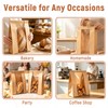 220 Pcs Paper Bread Bags with Tin Tie Tab, Includes