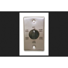 Dial Wall Switch 2spd 1g Mtl