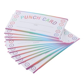 GetCoupon 200 Pcs Reward Punch Cards, Behavior Incentive Awards, Business Loyalty Card, Promoting Creativity and Skill Development