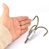 Large Fishing Hooks Weighted Hooks Treble Hook Snagging Hooks(6/0 8/0