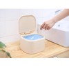 Desktop press type pop-up lid Scandinavian small rubbish bin small