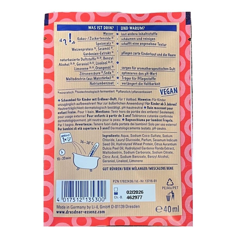 Dresdner Essenz Children's Mix Bubble Bath 5 x 40 ml