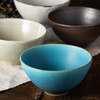 Marui Pottery MR-3-4543 Shigaraki Ware Hechimon Rice Bowl, Diameter Approx.