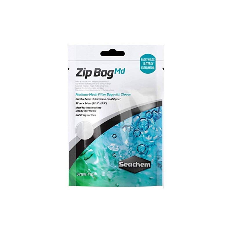 Seachem Zip Media Bag Medium Mesh (12.5"x5.5")