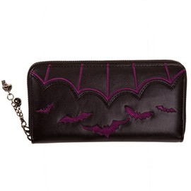 Banned Bats Women's Purse Purple or White (Purple), purple, Contemporary