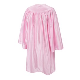 SAMDEEMI Unisex Shiny Kindergarten Graduation Gown Cap Set with 2025 Tassel, for Preschool Toddler Children, pink 33"