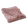 Simple&Opulence Cotton Muslin Throw Blanket for Bed, Couch, Knit Woven