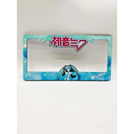 Hatsune Miku License Plate Frame