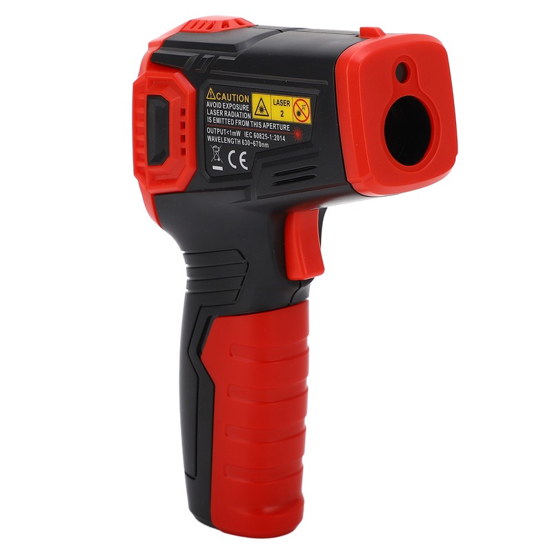 Infrared Thermometer Sound Light Alarm Color LCD Screen Non Contact