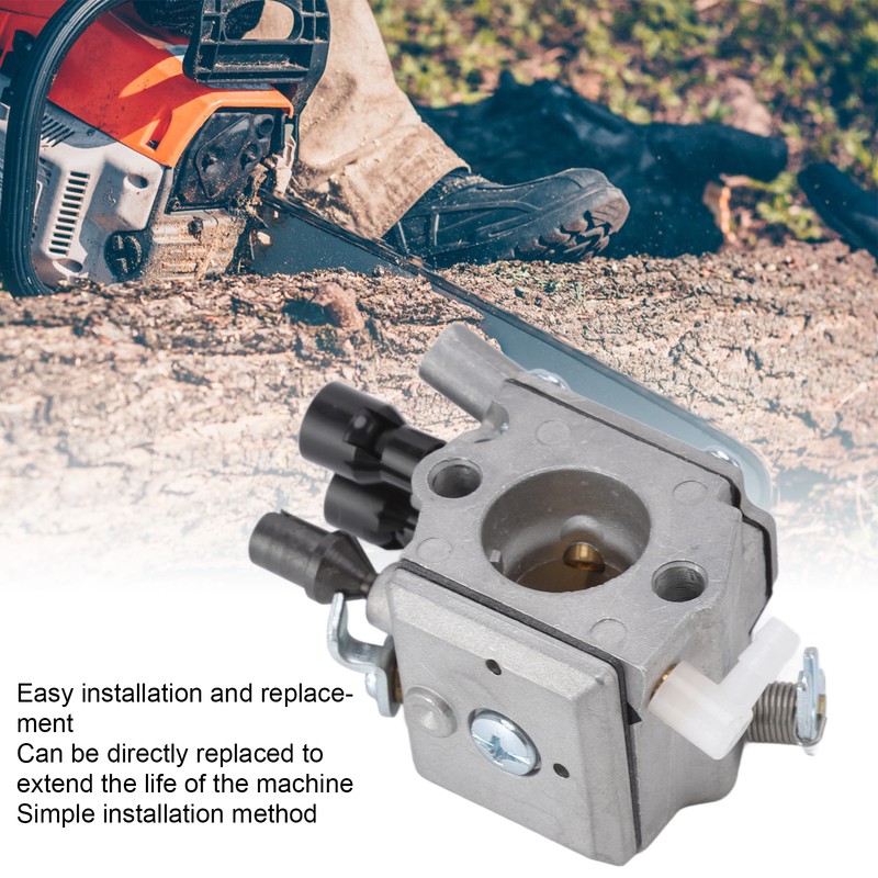 Carburetor Carb Reliable Wear Resistant Aluminum Chainsaw Carburetor Replacement for