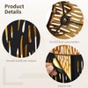 2 Pcs Black Lamp Shades, Hollow Carved Fabric Lampshades for