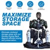 Wet Gear-Hockey Equipment Dryer Rack: Metal Model