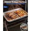 50Pcs Broiler Pans for BBQ Grill, 9x13 Grill Pan Liners