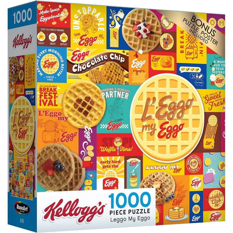 Lafayette Puzzle Factory RoseArt - Kelloggs - Rompecabezas de 1000