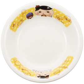Oshiritantei 804113 Fruit Plate (Deep Plate) Diameter 5.9 inches (15 cm), Children's Tableware, White