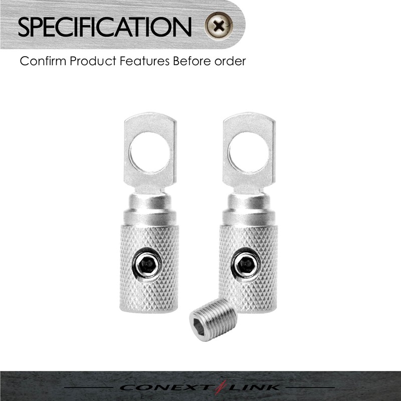 Conext Link RT8N-2 Set Screw Ring Terminal 2 Pack (8
