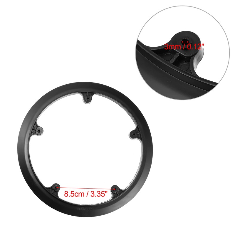 X AUTOHAUX 2pc 44 Teeth 8.5cm 5 Holes Bicycle Bike