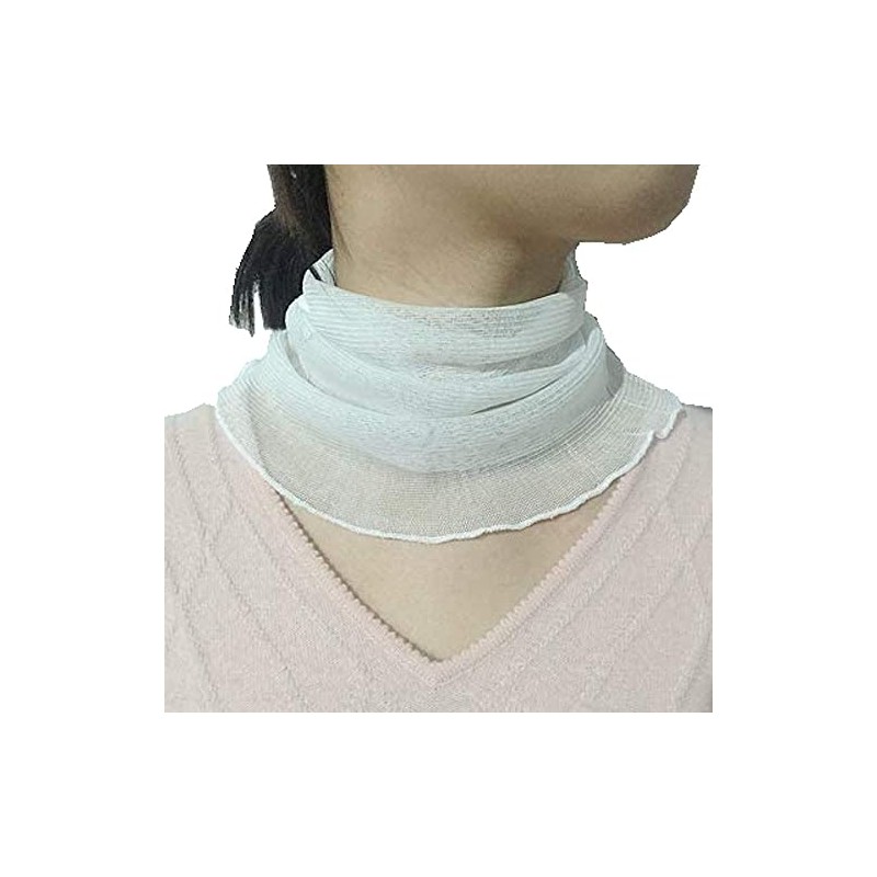 Karokak Neck Cover, Tulle Net, UV Protection, Silk, UV Protection,