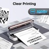 ItriAce Portable Printer, 300DPI Wireless Bluetooth Thermal Printer, Support Multi-Size