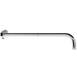 NearMoon Shower Arm, Extra Extension Arm with Flange, Stainless Steel Wall-Mounted Showerhead Extender Pipe (20 Inch, Chrome Finish)