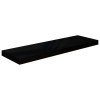 2 PCS High Gloss Black Floating Wall Shelves 31.5x9.3x1.5 Inches