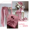 6 Pack Dusty Rose Cheesecloth Table Runner Gauze Table Runner