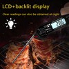 RUIHANXIN Meat Thermometer for Cooking - Wireless, Foldable Probe, Waterproof,