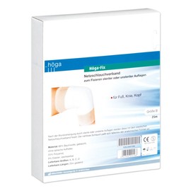 Höga -Fix Size B 25m Stretched Mesh Tubular Bandage for Foot, Knee and Head