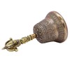 IBA Indianbeautifulart Religious Tibetan Buddhism Antique Brass Bell Handmade Vajra