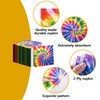 Wehhbtye 100 servilletas de papel para bebidas de arcoíris, servilletas