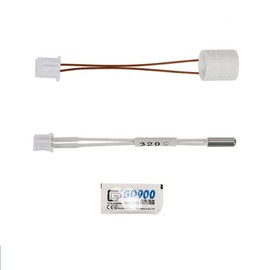Upgrade 24V 88W K1 Ceramic Heating Tube 320°C Thermistor Temperature Sensor High Temperature Compatible with Creality K1, K1 Max Hotend 3D Printer Accessories Replacement