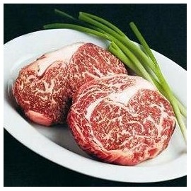 Chicago Steak Company - Finely Aged Ribeye Steak Set - Savor the Taste of Premium Kobe Wagyu Beef – Includes Two 12oz Servings of Delicious Marbled Kobe Wagyu Ribeye Chicago Steak - WAG153 2 12OZ